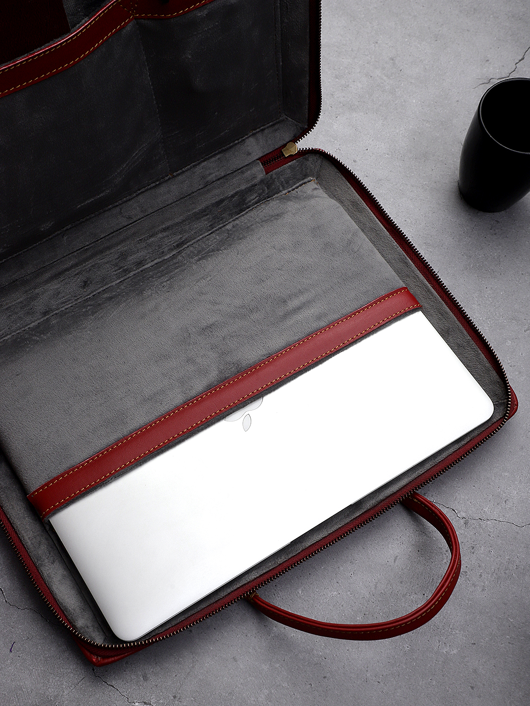 Slim Leather Laptop Bags
