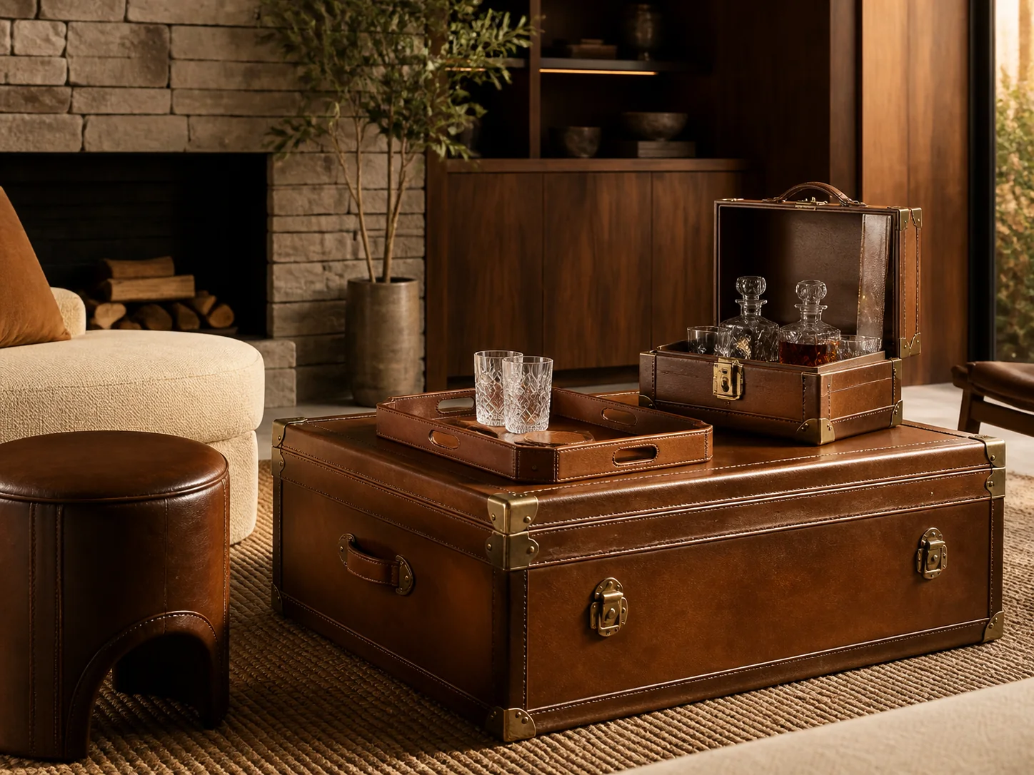 Leather home and lifestyle products